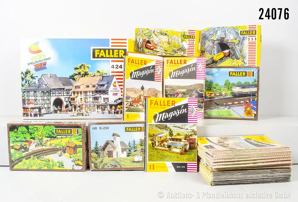 Faller H0 Bausätze: 424, 558, 559, B174, B234, 120172 & ca. 50x Faller