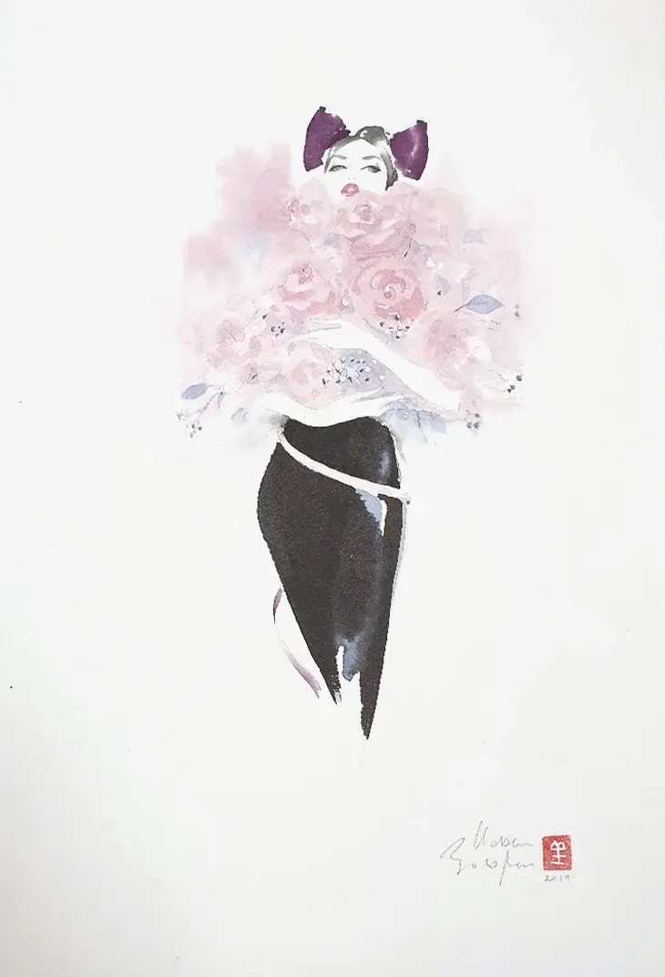 La Jeune Fille et les Roses