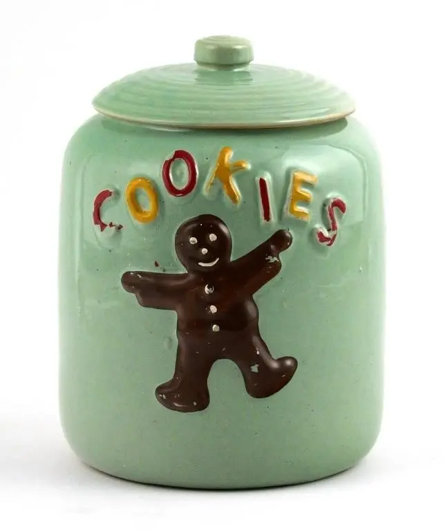 Vintage Ceramic Gingerbread Cookie Jar