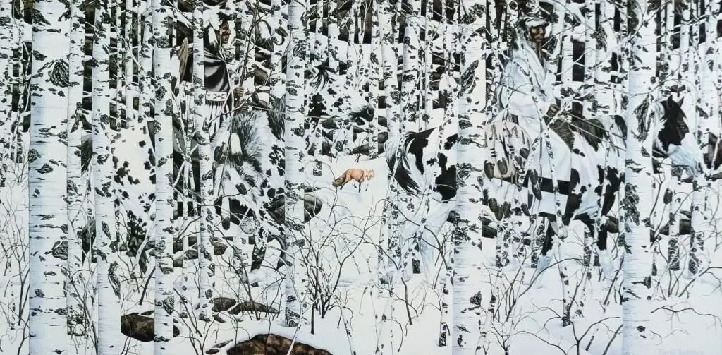 BEV DOOLITTLE Woodland Encounter Print