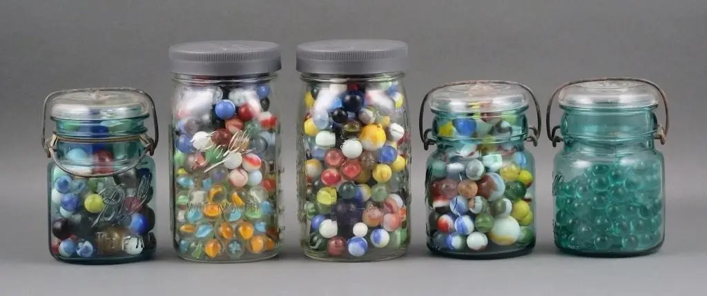 Large Vintage Marble Collection
