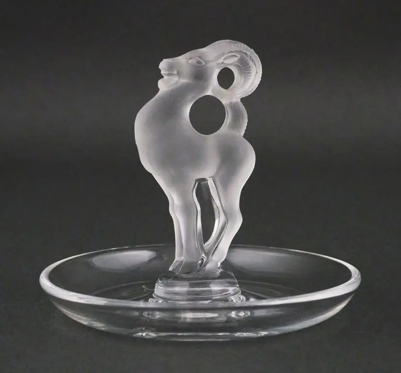 Lalique Ram Ring Dish