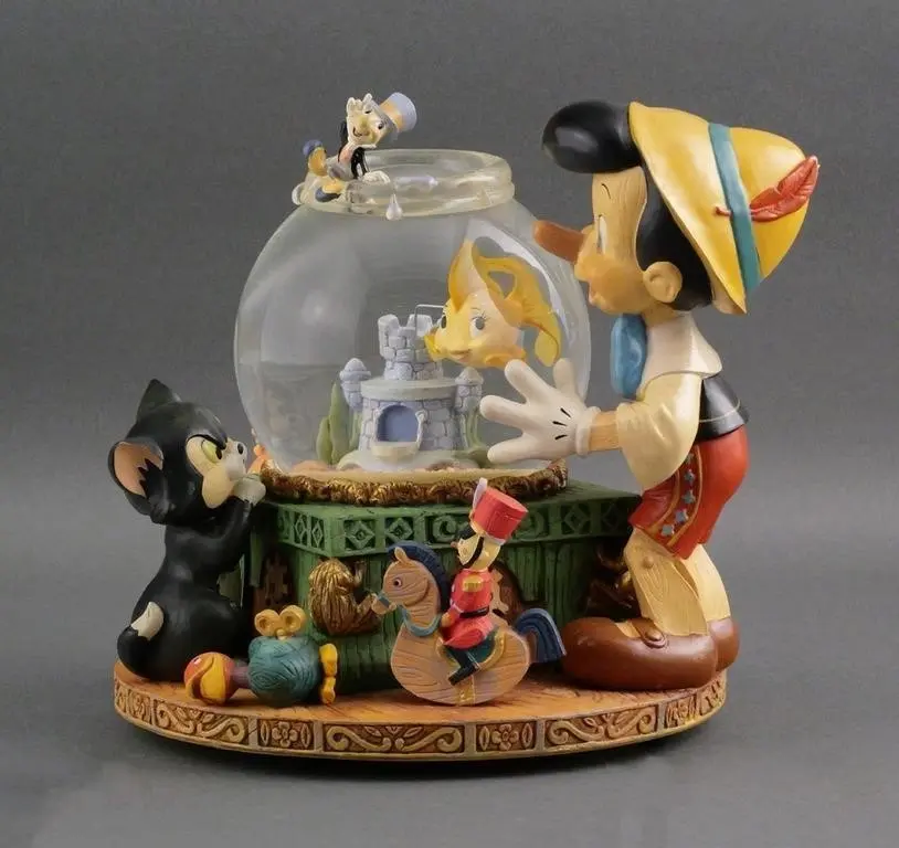 Disney Pinocchio #21054 Musical Snow Globe