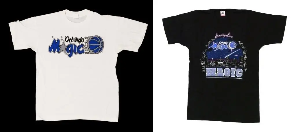(2) Orlando Magic NBA Basketball T-Shirts