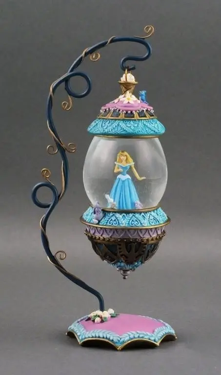 Sleeping Beauty Hanging Water Globe Ornament