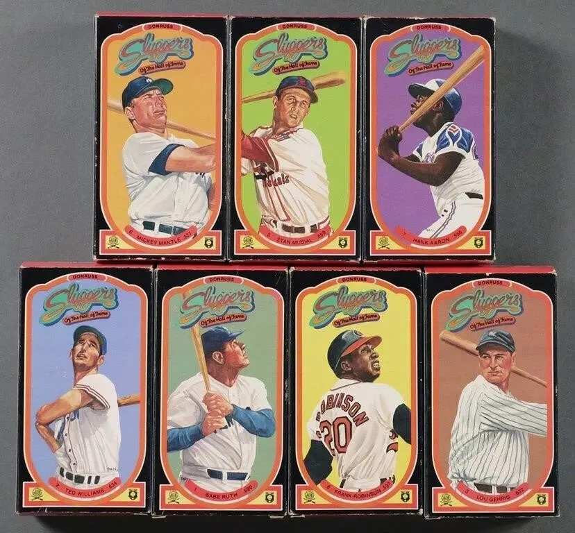 (7) Donruss Sluggers Hall of Fame Empty Boxes