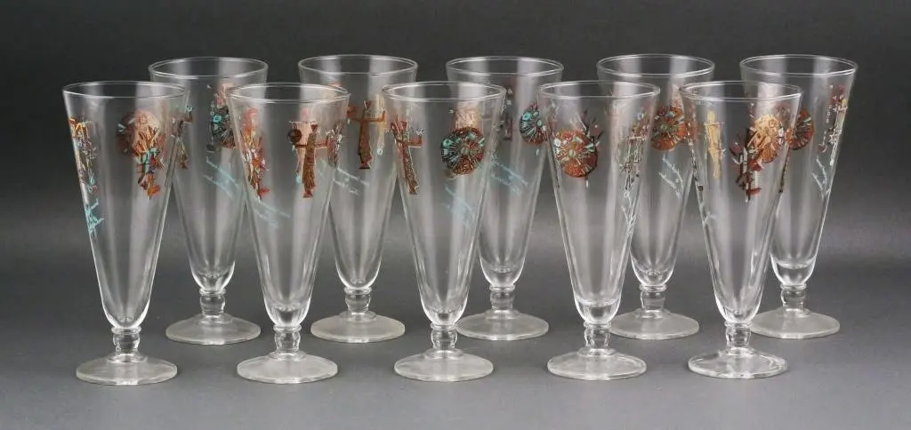(10) Frans Wildenhain Strasenburgh Mural Pilsners