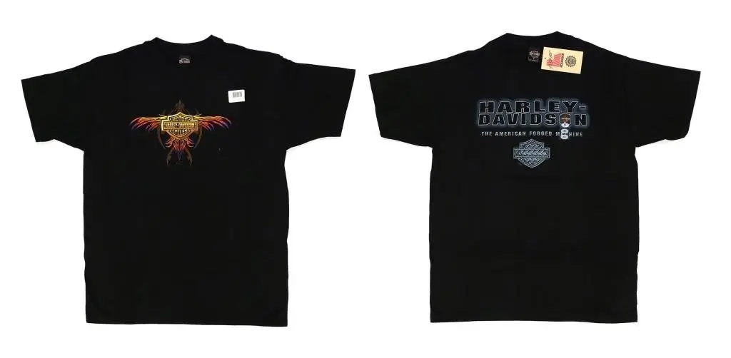 (2) Harley-Davidson Motorcycle T-Shirts XL
