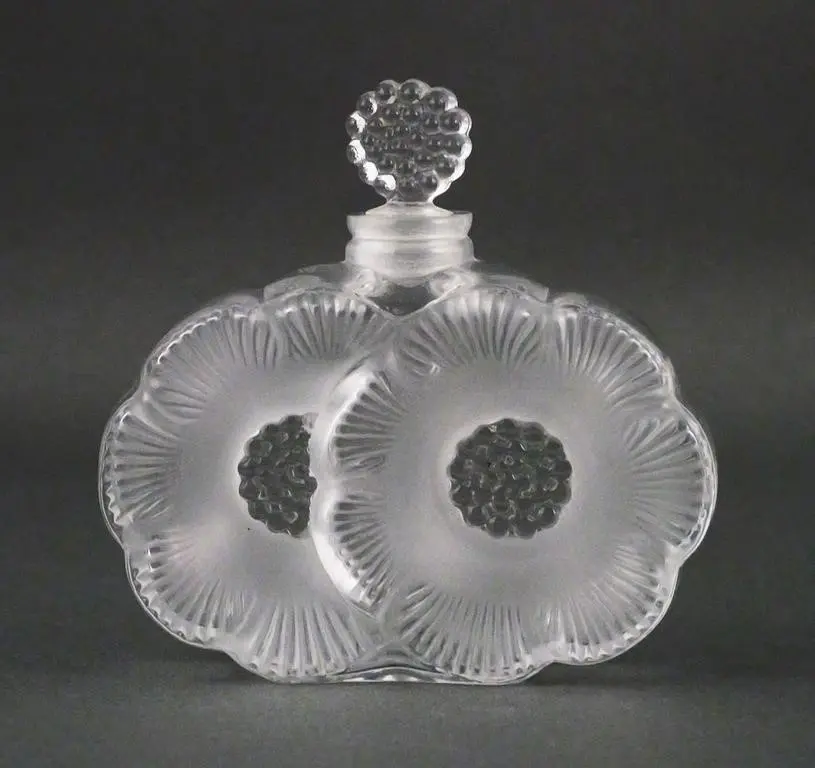 Lalique "Deux Fleurs" Perfume Bottle