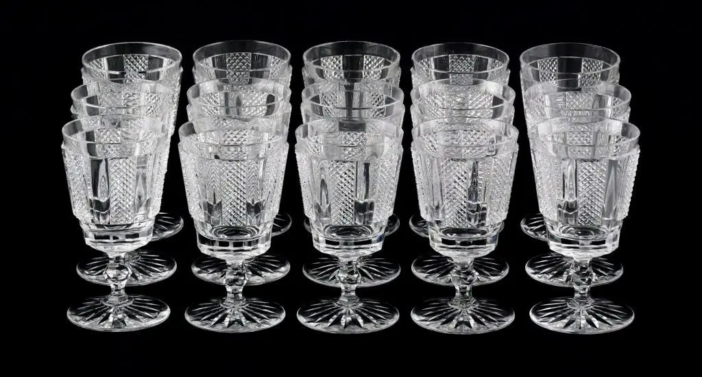 (15) Waterford "Hibernia" Water Goblets