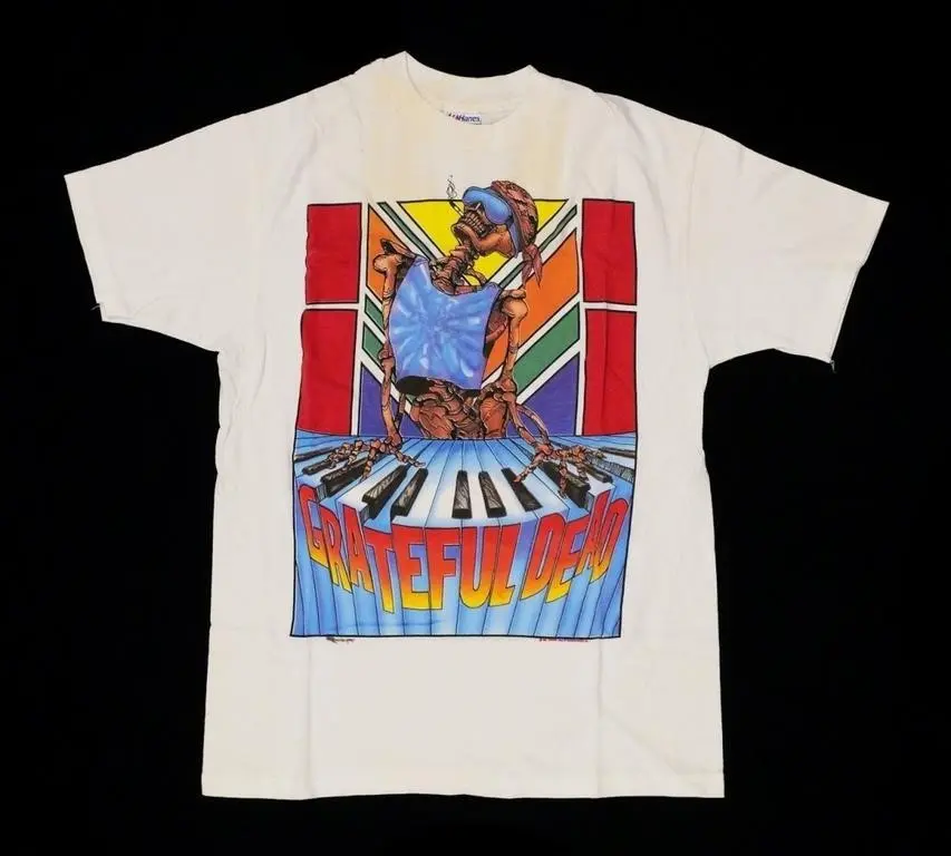 Vintage 1990 Grateful Dead Skeleton T-Shirt L