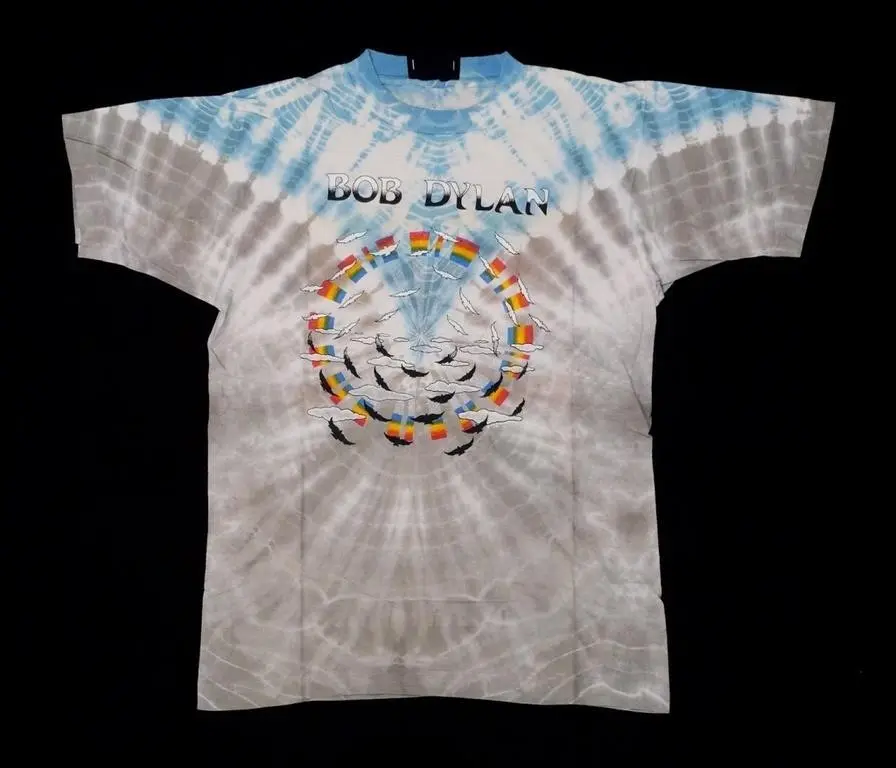 Vintage Bob Dylan Tie-Dye T-Shirt Symmetria