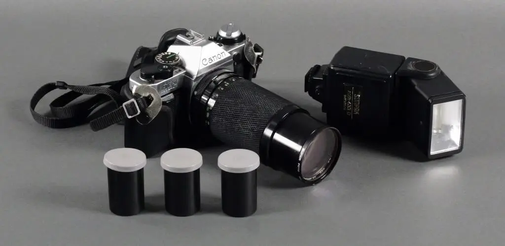 Canon AE-1 Program 35mm SLR Camera & Lens