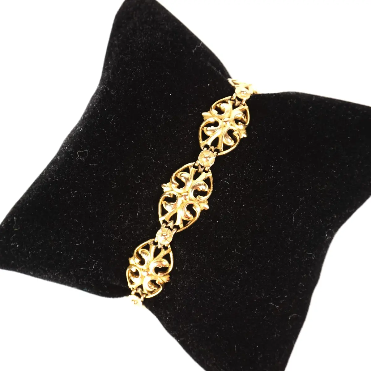 Bracelet articulé en or jaune 18K (750/oo)