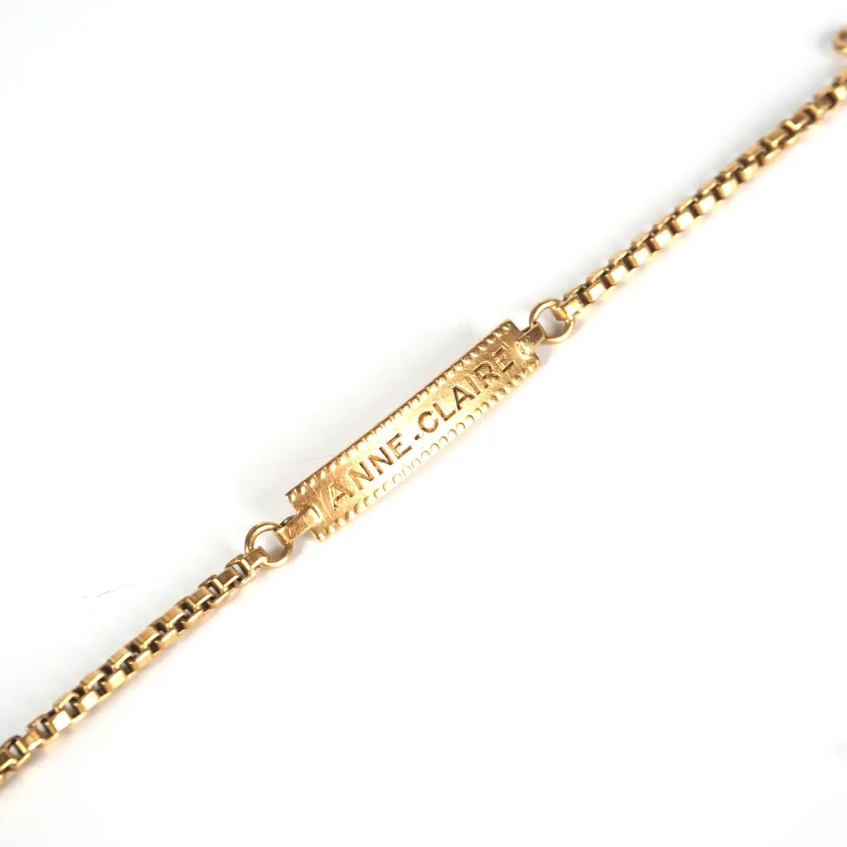 Bracelet de baptême en or jaune 18K (750/oo)