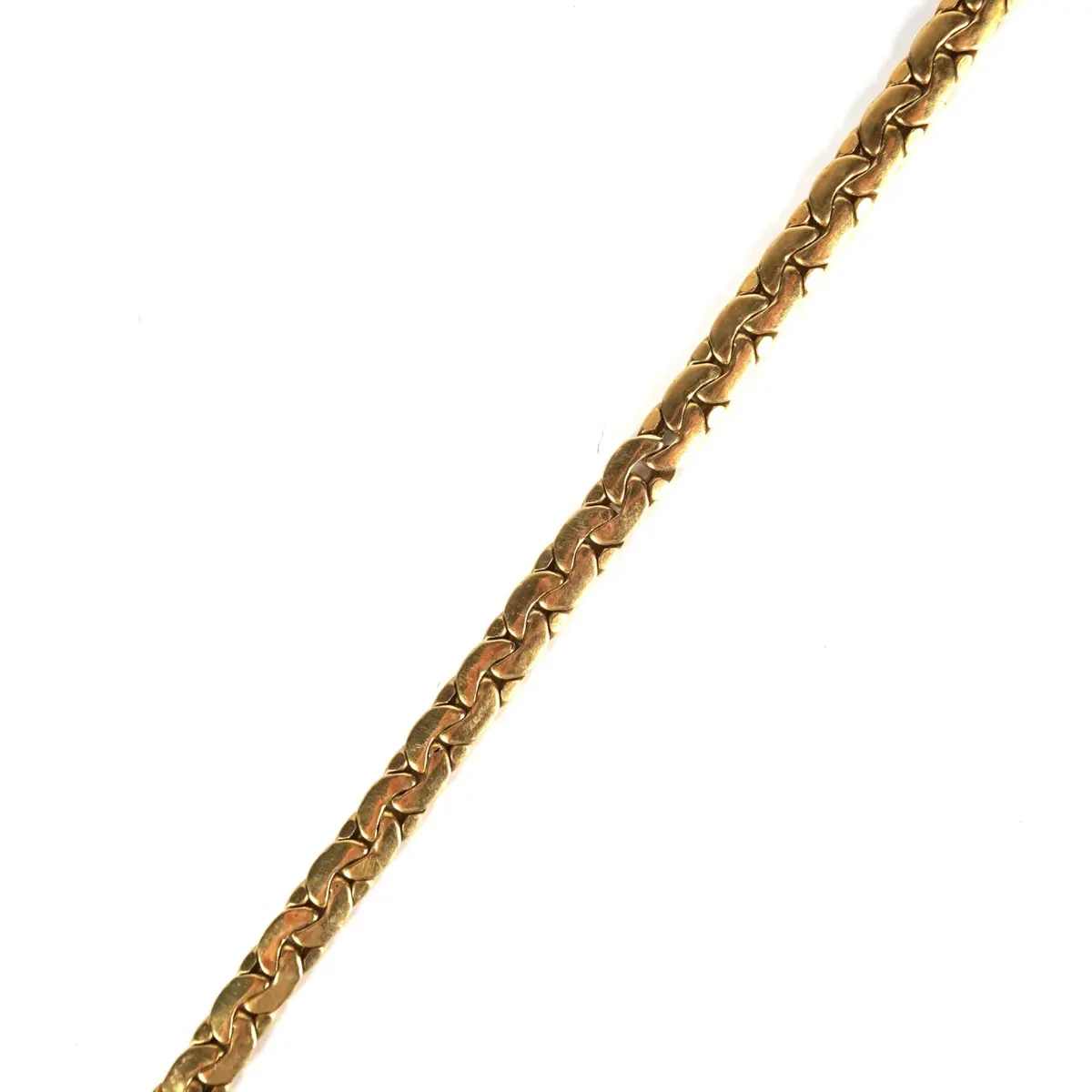 Bracelet articulé en or jaune 18K (750/oo)