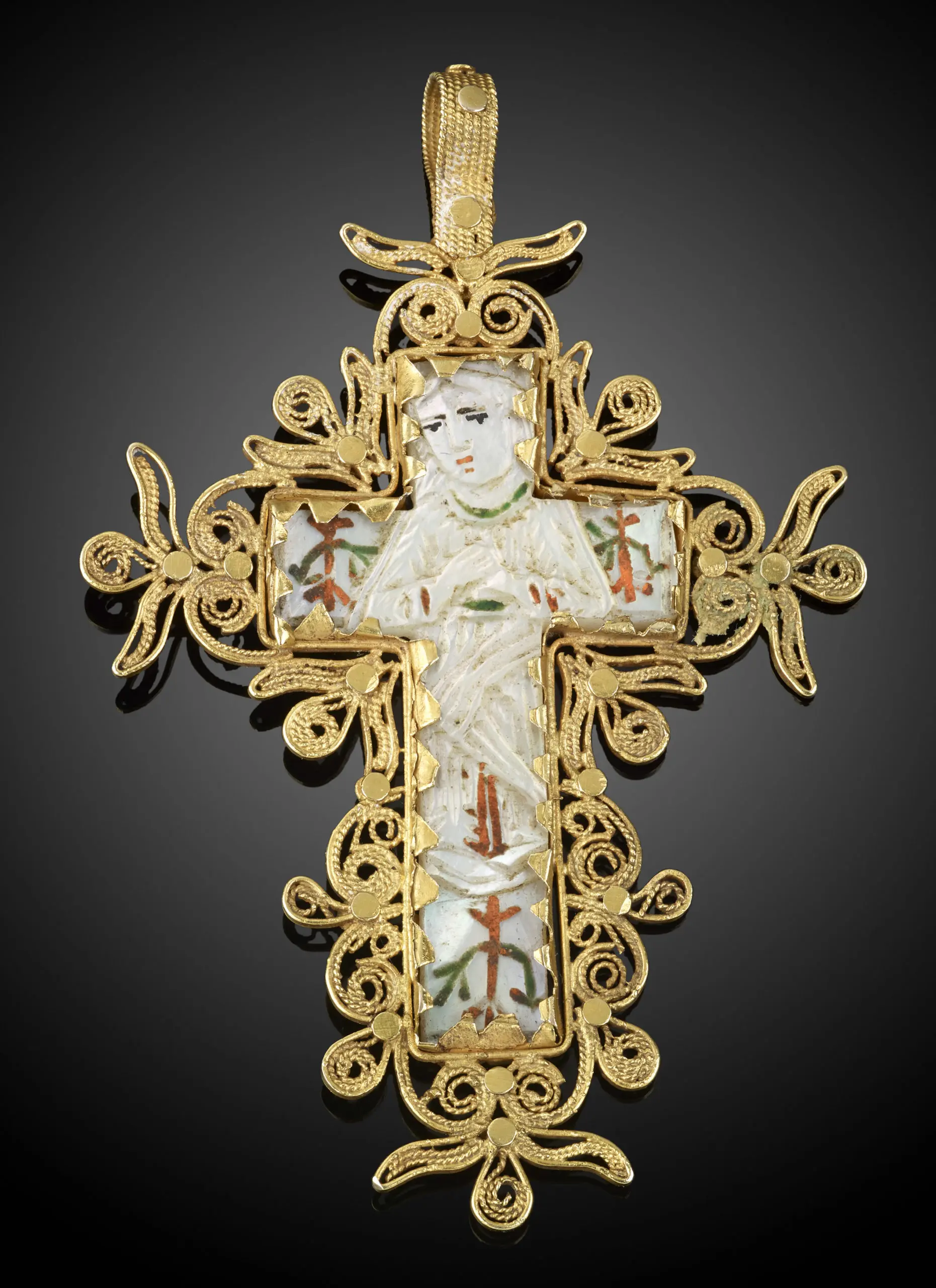 A Sri Lankan – Portuguese Devotional Pendant c.1700