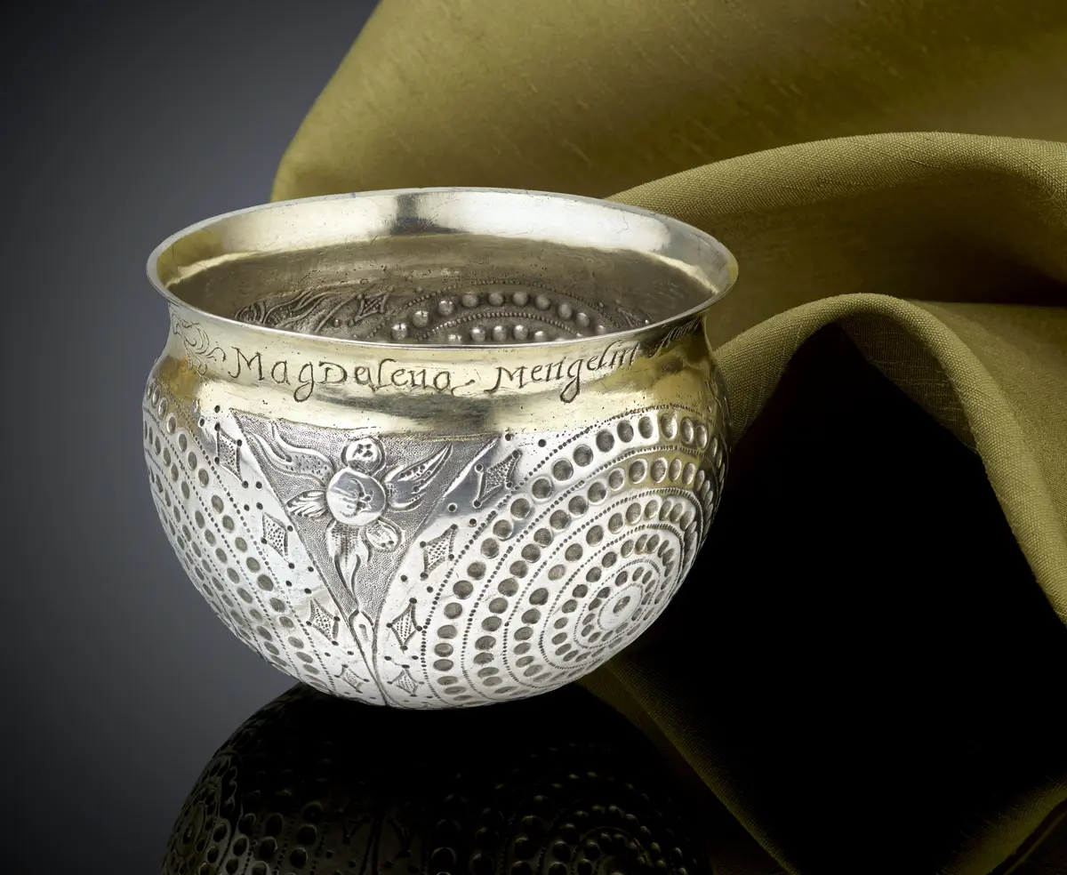 Silver and Parcel Gilt Nuremberg Bratina/Tumbler Cup c.1630