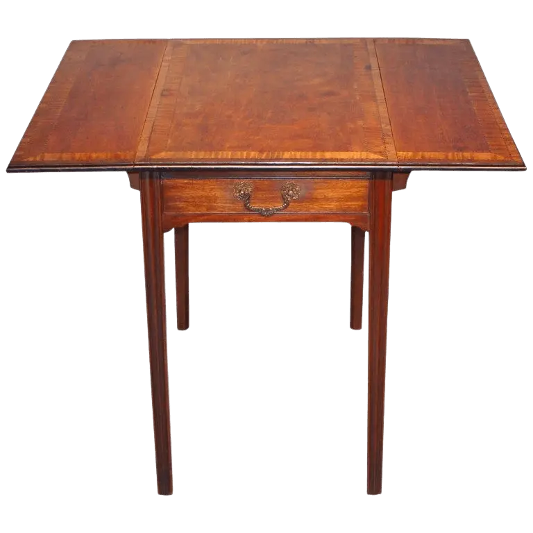George III period satinwood Pembroke table