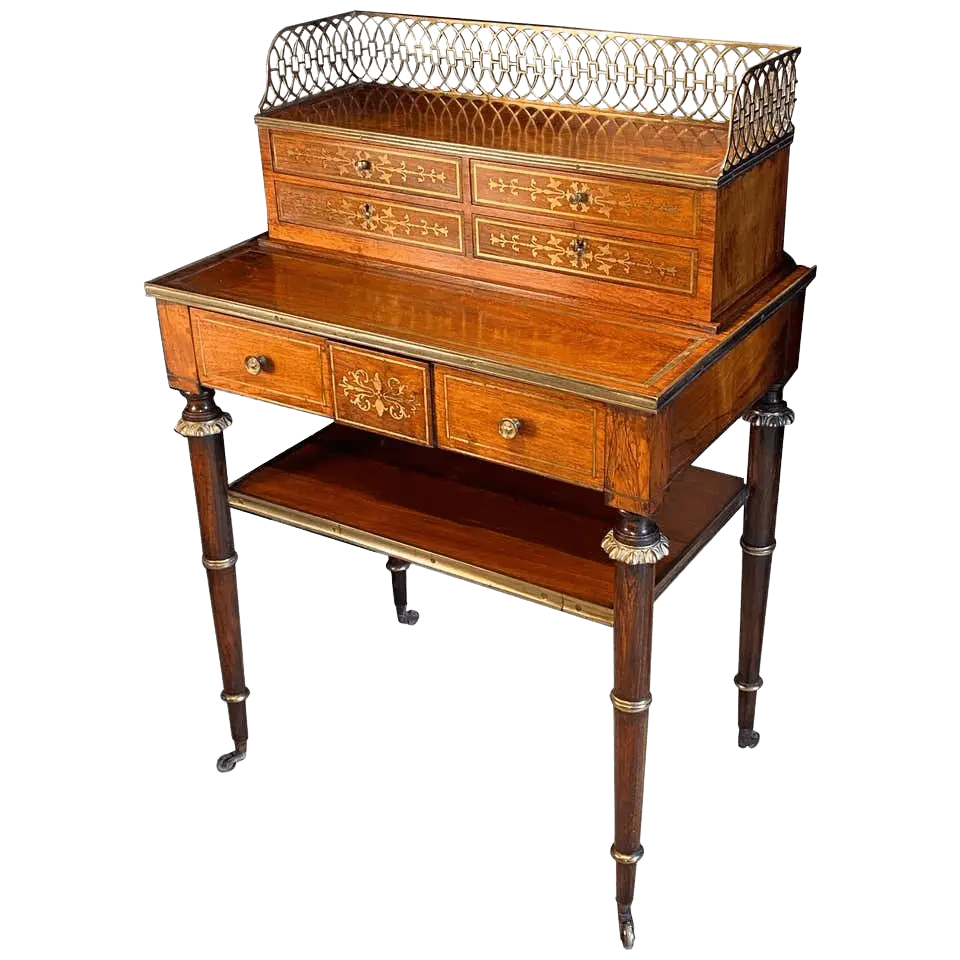 Exceptional Regency Bonheur du Jour attributed to John Maclean