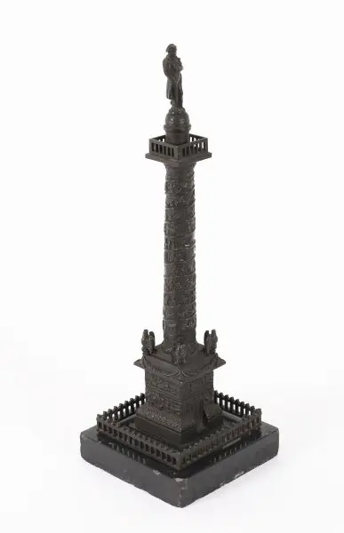 Antique French Grand Tour Bronze Model of Vendome Column 19thC