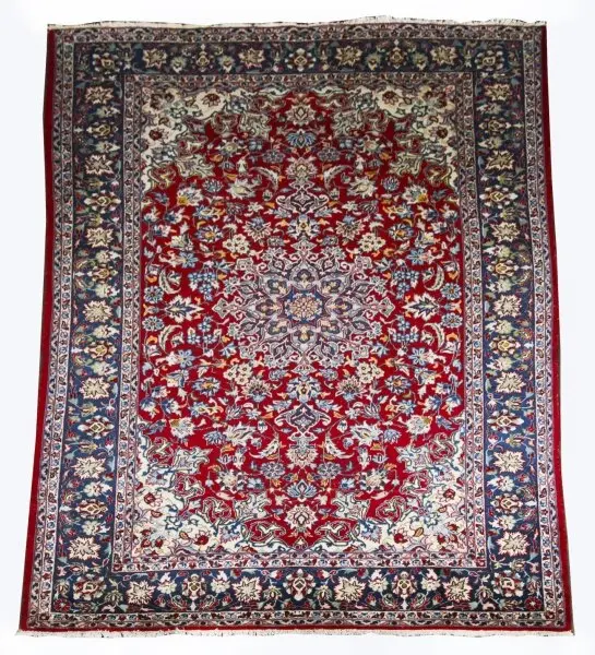 Vintage Heriz 100% Wool Persian Rug Carpet 131x90inches 333x229cm 20th C