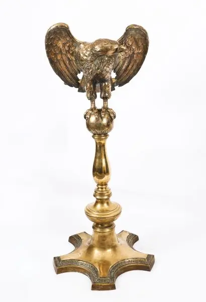 Antique Scottish Ecclesiastical Brass Eagle Lectern Greenside Church 19th C