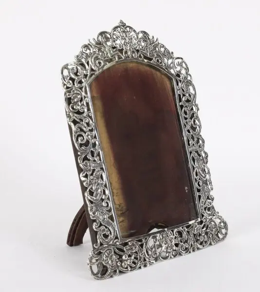 Antique Sterling Silver Photo Frame Rosenthal, Jacob & Co. 19cm x 15cm