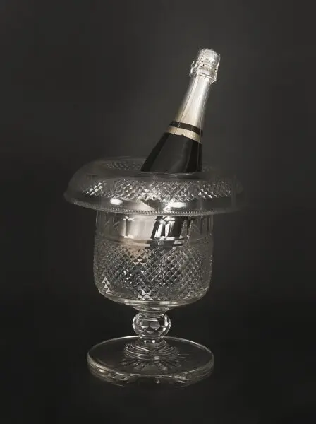Antique English Regency Cut Crystal Wine Champagne Cooler Circa 1810