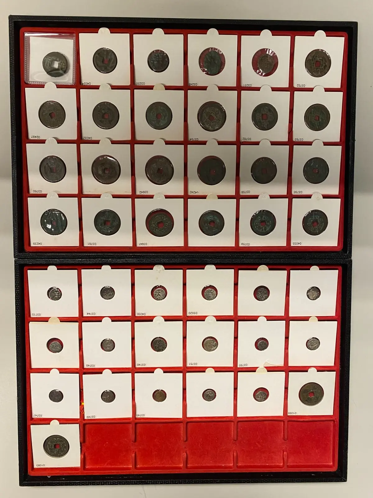 CHINA: SINKIANG: LOT of 43 coins