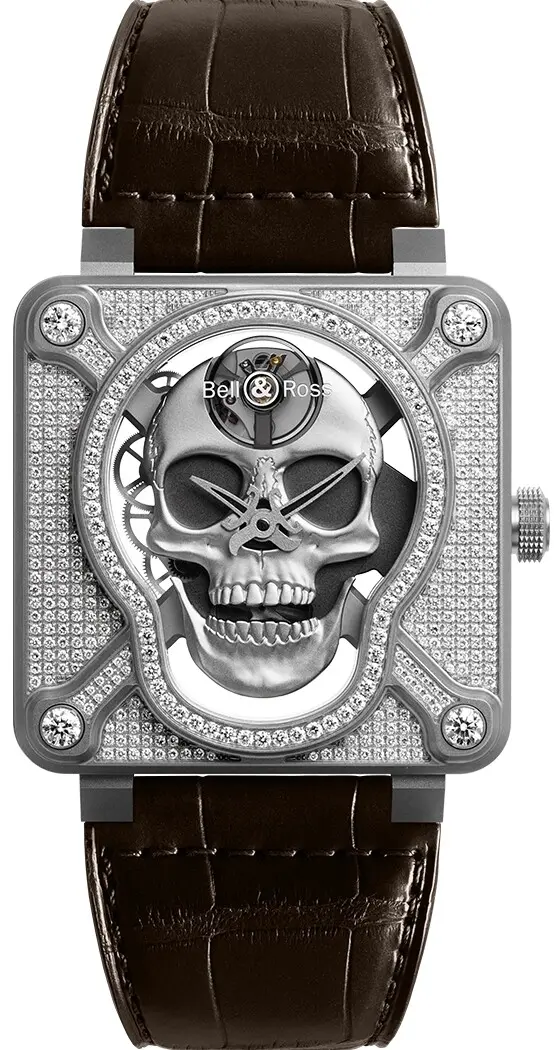 Bell & Ross BR 01 Laughing Skull BR01-SKULL-SK-FLD BR01-SKULL-SK-FLD