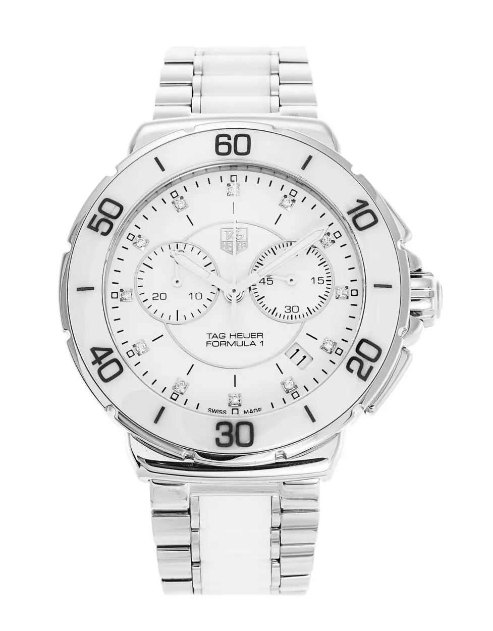 TAG Heuer Formula 1 Steel And Ceramic Chronograph Diamonds CAH1211.BA0863