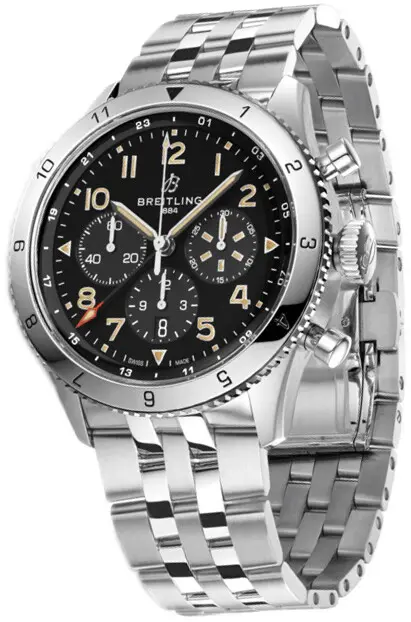 Breitling Super Avi B04 Chronograph Gmt 46 AB04453A1B1A1 AB04453A1B1A1