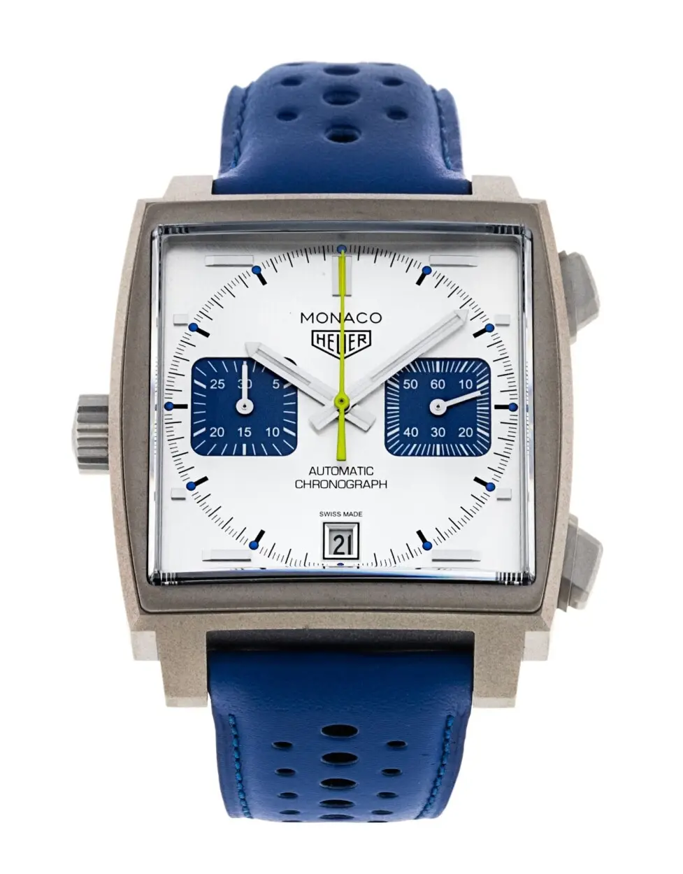 TAG Heuer Monaco Racing Blue CAW218C.FC6548 CAW218C.FC6548