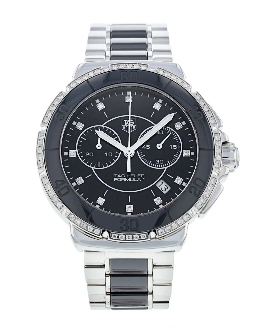 TAG Heuer Formula 1 Steel And Ceramic Chronograph Diamonds CAH1212.BA0862