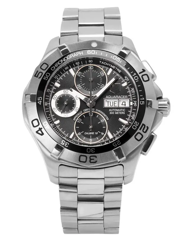 TAG Heuer Aquaracer Calibre 16 Day Date Chronometer Automatic Chronograph