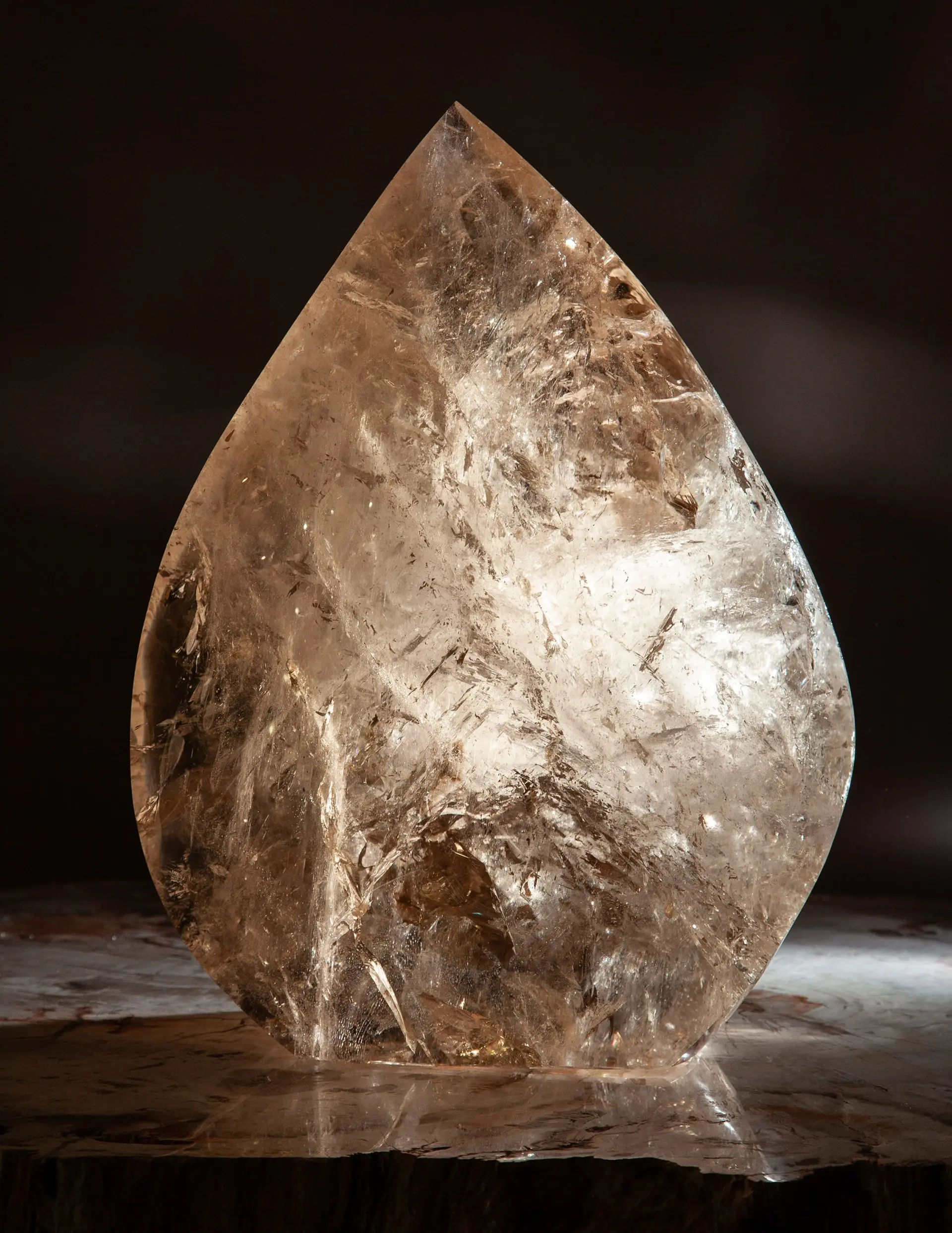 A+ Grade Smoky Quartz Teardrop