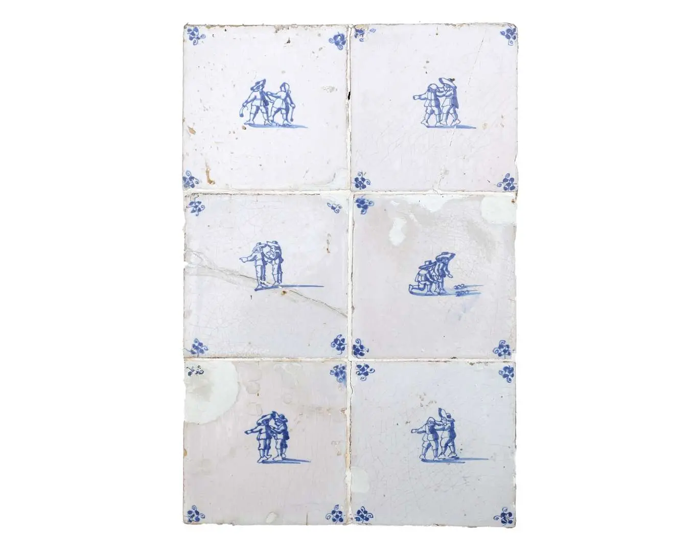 A tiled panel, Holland, 17th/18th century