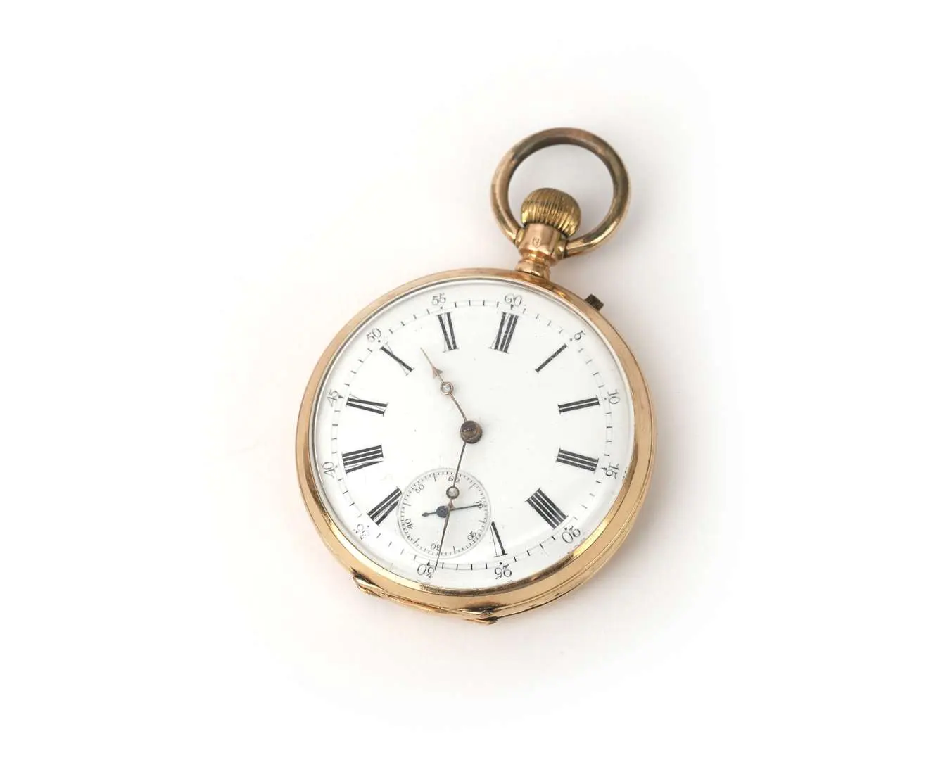 A 14 crt. yellow gold pocket watch