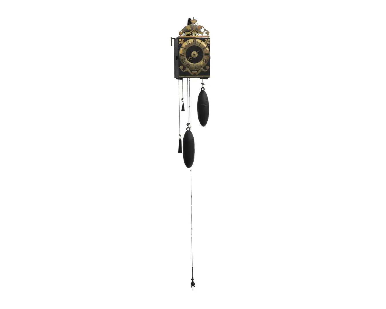 A Comtois clock, France, first half of the 18th century
