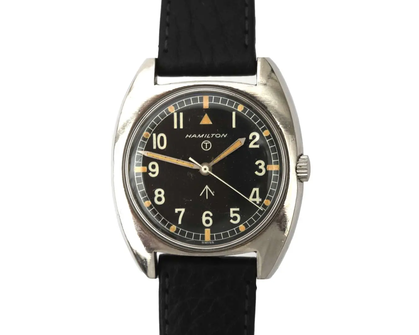 A steel Hamilton Pilot Pioneer wristwatch. Ref. W10 6645-99. c. 1974.