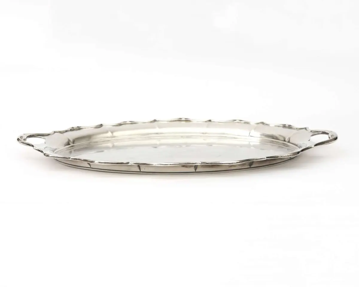 A silver tray, England, Sheffield, 1910