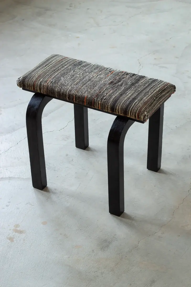 Swedish 1930s modernist "Funkis" stool