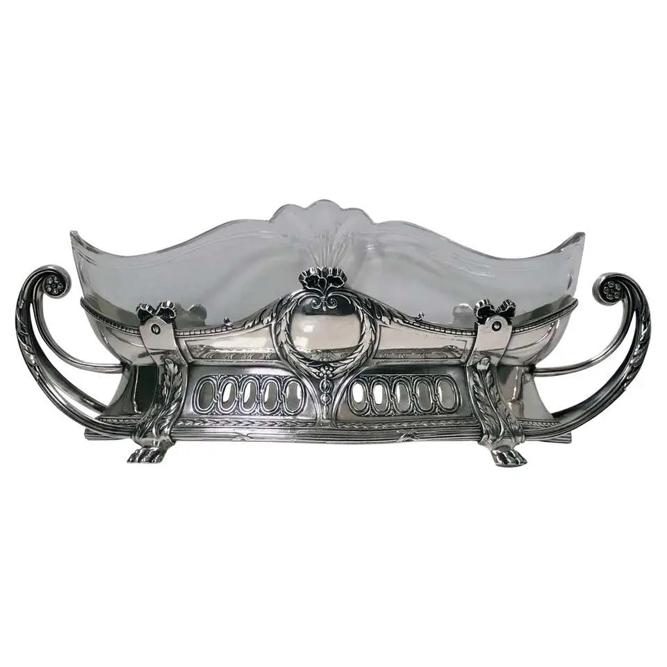 WMF Art Nouveau Flower Fruit Centrepiece, circa 1910