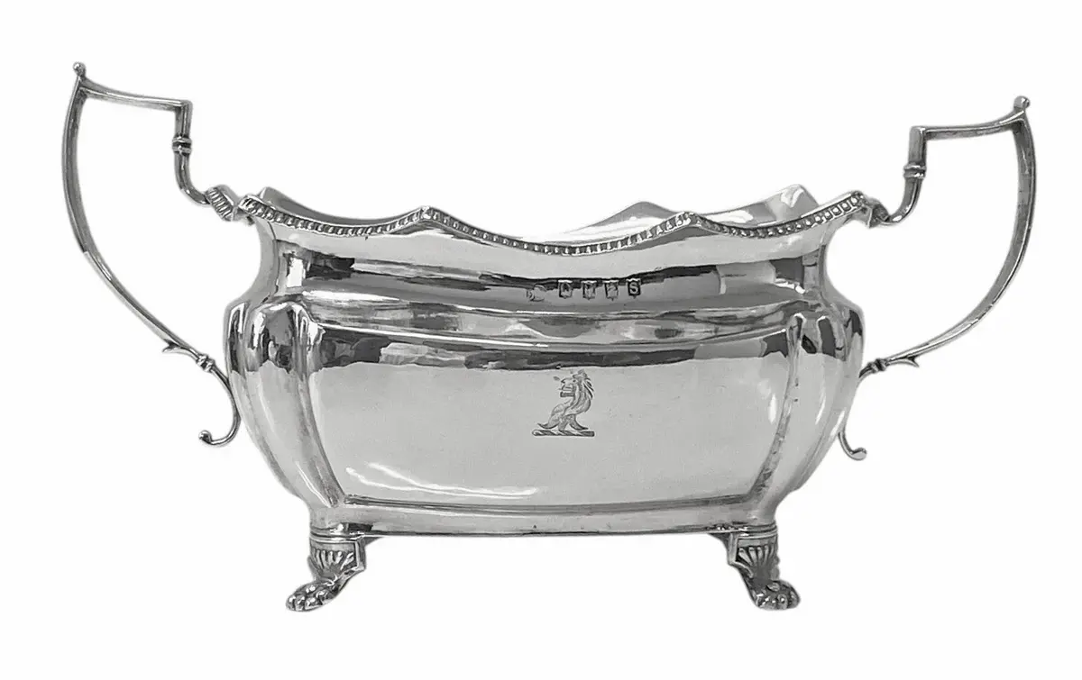 Antique Irish Georgian Sterling Silver Bowl Dublin 1814, Richard Sawyer.