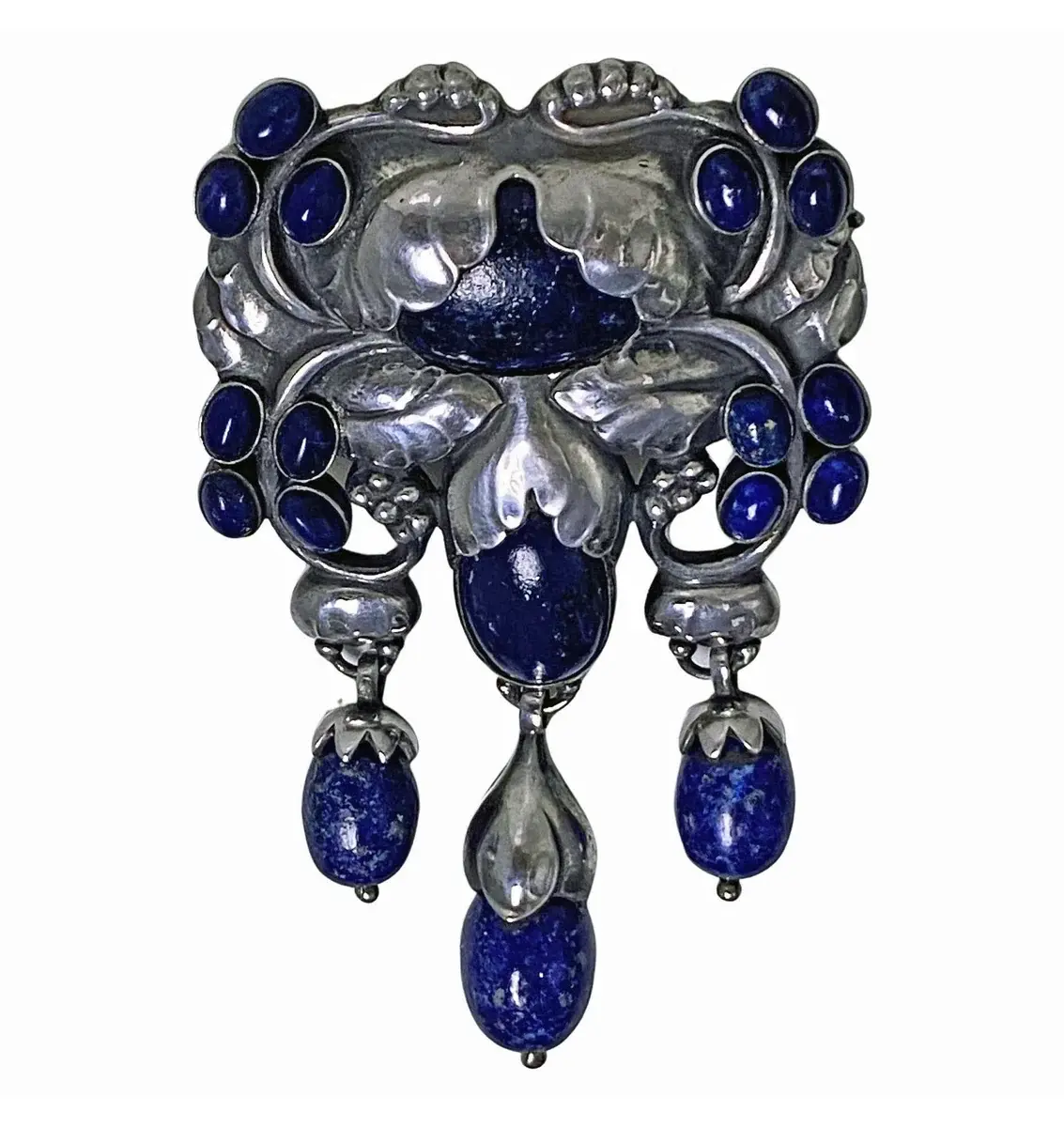 Georg Jensen Master Brooch Sodalite Master Brooch C.1933