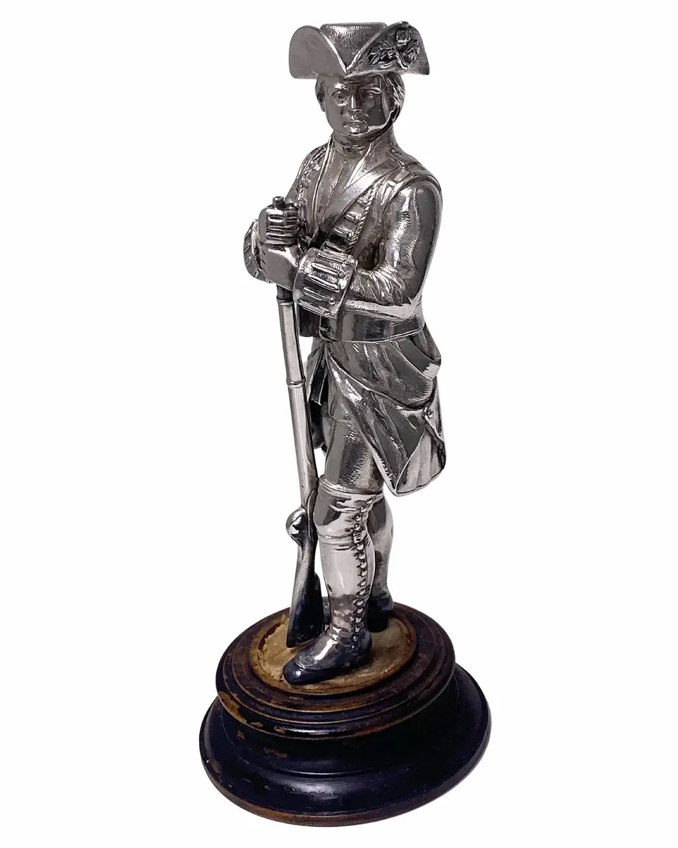 Antique Silver military figure London 1882 George Angell