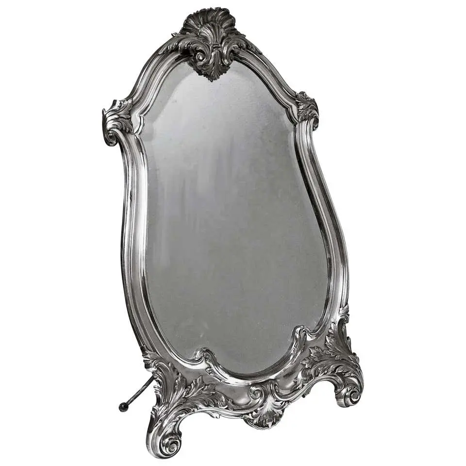 WMF Large Art Nouveau Mirror, Germany, C. 1900