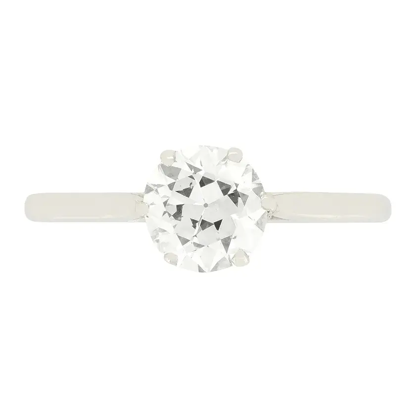 Art Deco 0.70ct Diamond Solitaire, c.1920s
