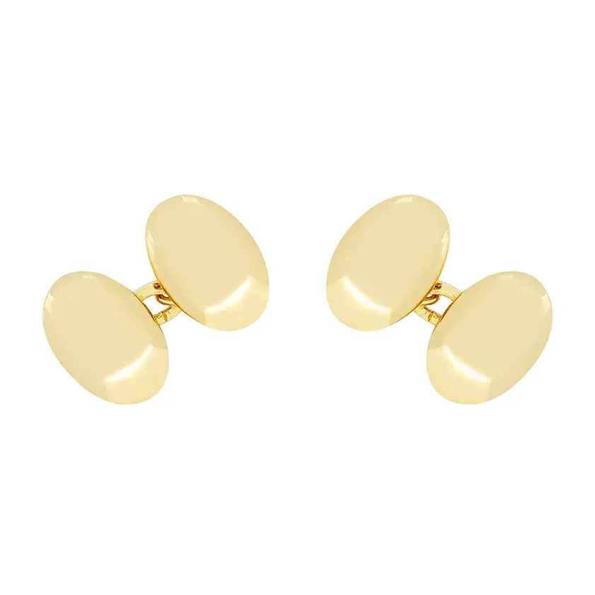 Victorian 15ct Gold Cufflinks, hallmarked 1896